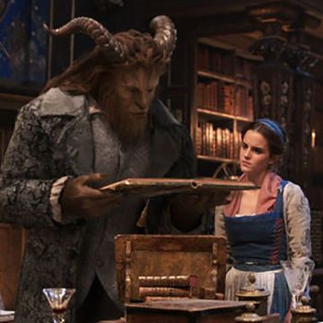 Beauty and the Beast Belle and the Beast reading - Emma Watson and Dan Stevens