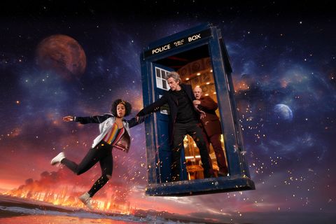 Doctor Who series 10: Peter Capaldi, Matt Lucas and Pearl Mackie