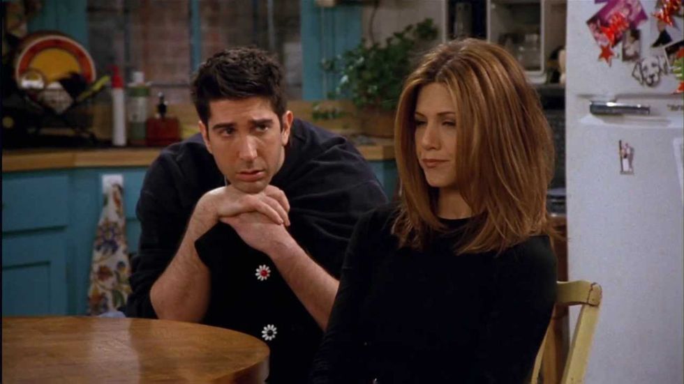 Ross and Rachel break up on 'Friends'