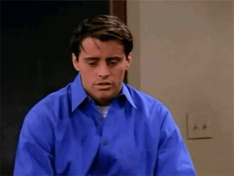 Friends Joey confused gif