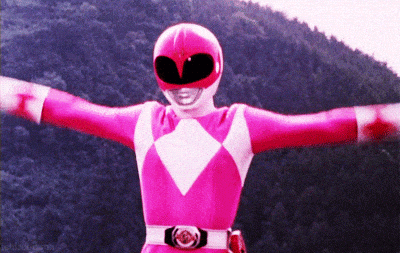 Pink Power Ranger GIF