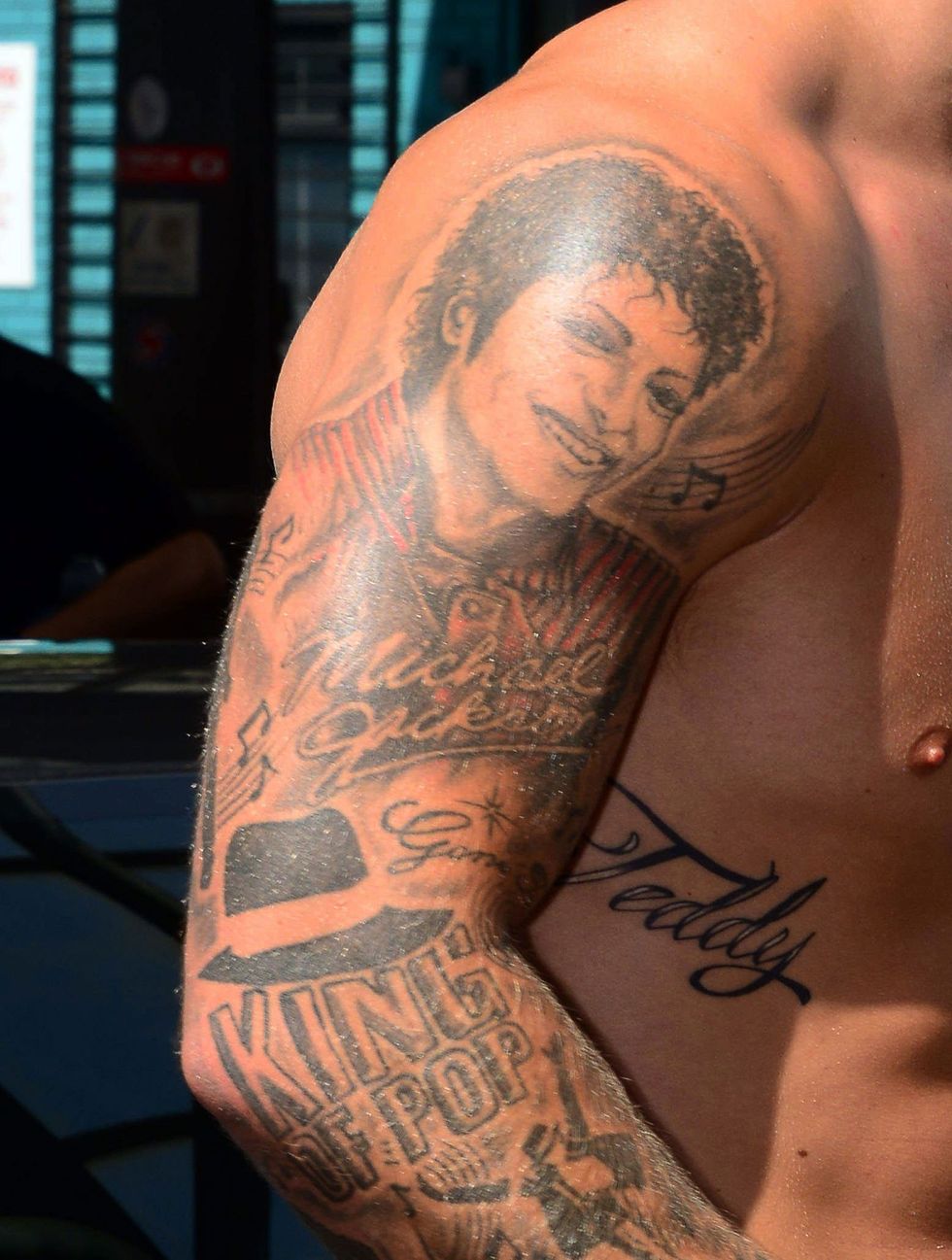 Dan Osborne, Michael Jackson portrait tattoo