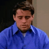 Friends Joey confused gif