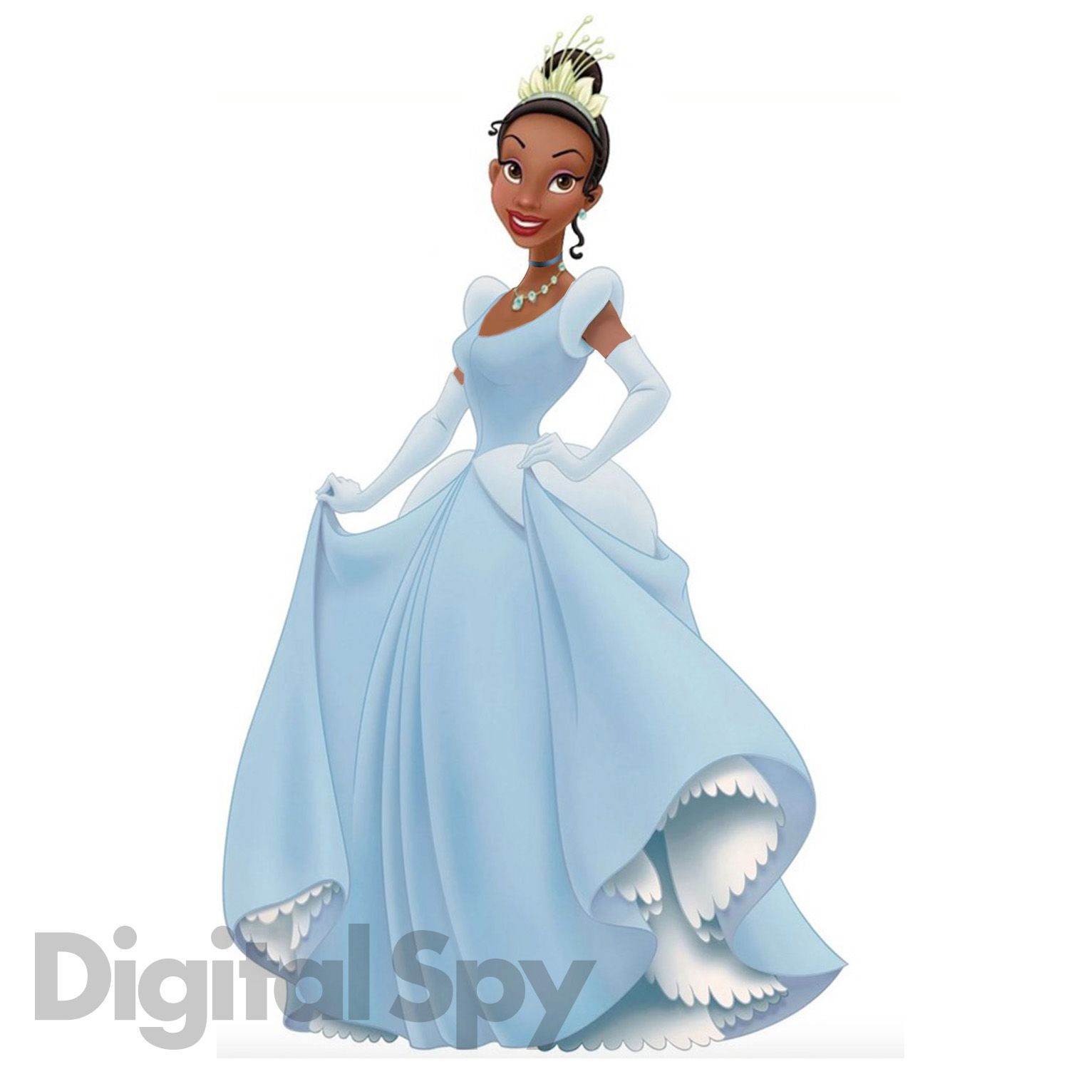 disney princess tiana blue dress