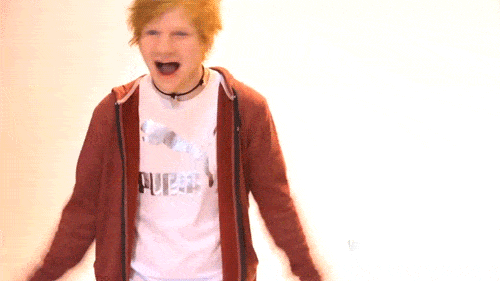 Ed Sheeran shock GIF