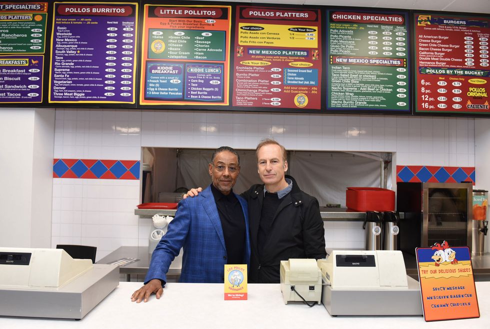 A real-life Los Pollos Hermanos restaurant from Breaking Bad is opening and  Gus Fring was there too