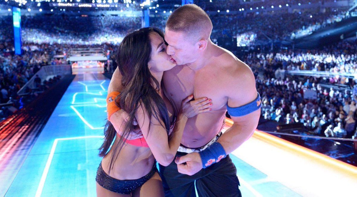 WWE wrestler John Cena proposed to girlfriend Nikki Bella with 70,000 watching fans at WrestleMania