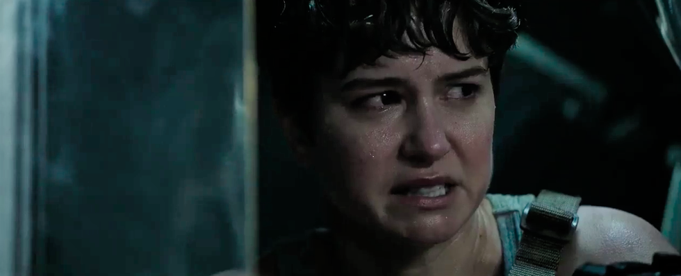 Katherine Waterston in Alien: Covenant screengrab