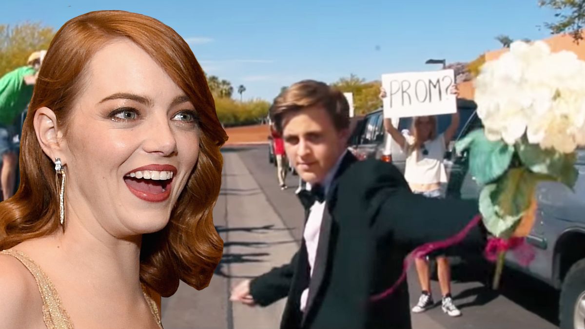 Teenager asks Emma Stone to prom with La La Land number - CBS News