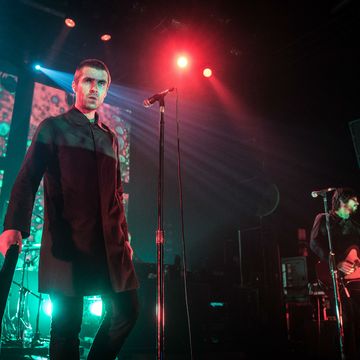 Liam Gallagher performing as part of Beady Eye in 2014