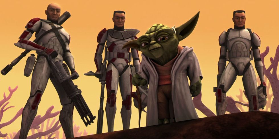 Yoda in the Clone Wars TV Show