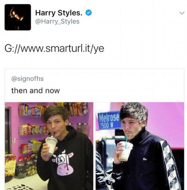 Harry Styles tweets 'Louis Tomlinson porn' after hack