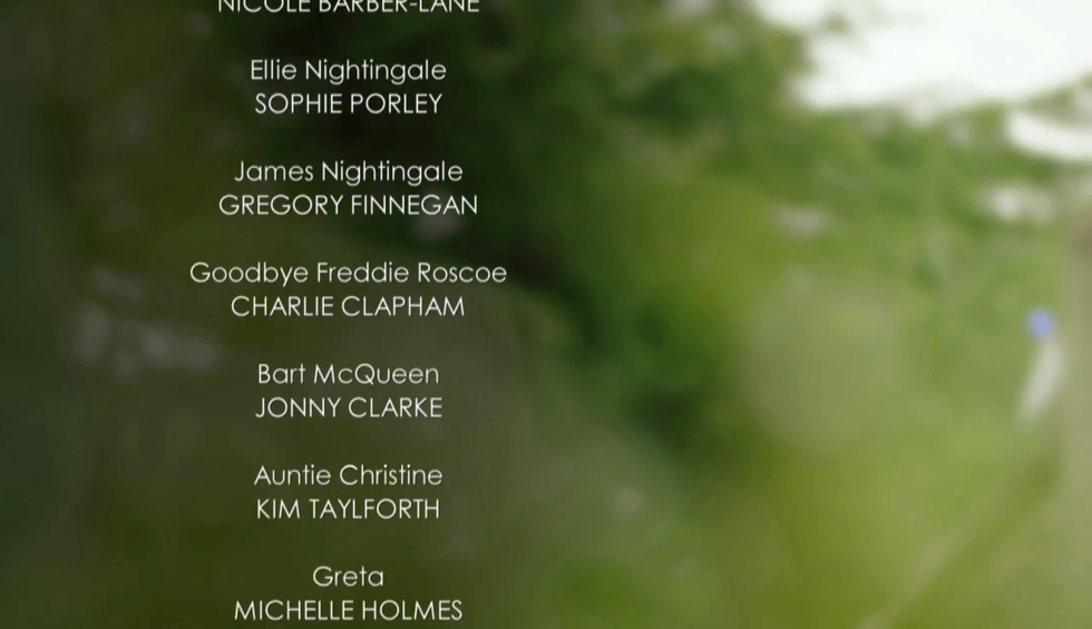'Goodbye Freddie Roscoe' message in the Hollyoaks closing credits