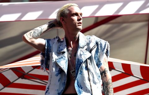 Aaron Carter tells fans concerned over his weight he 