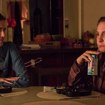 Allison Williams and Lena Dunham in the 'Girls' finale
