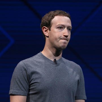 Mark Zuckerberg at the Facebook F8 Conference