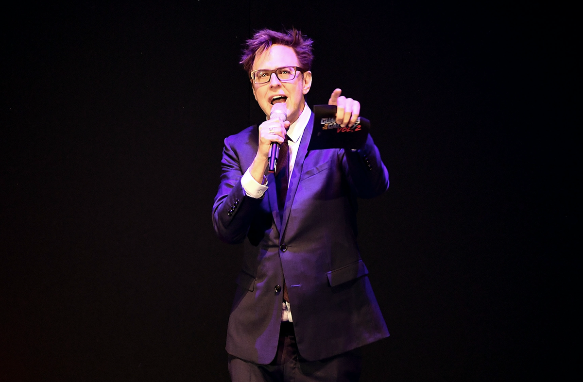 james gunn at the european launch event of marvel studios' 'guardians of the galaxy vol 2