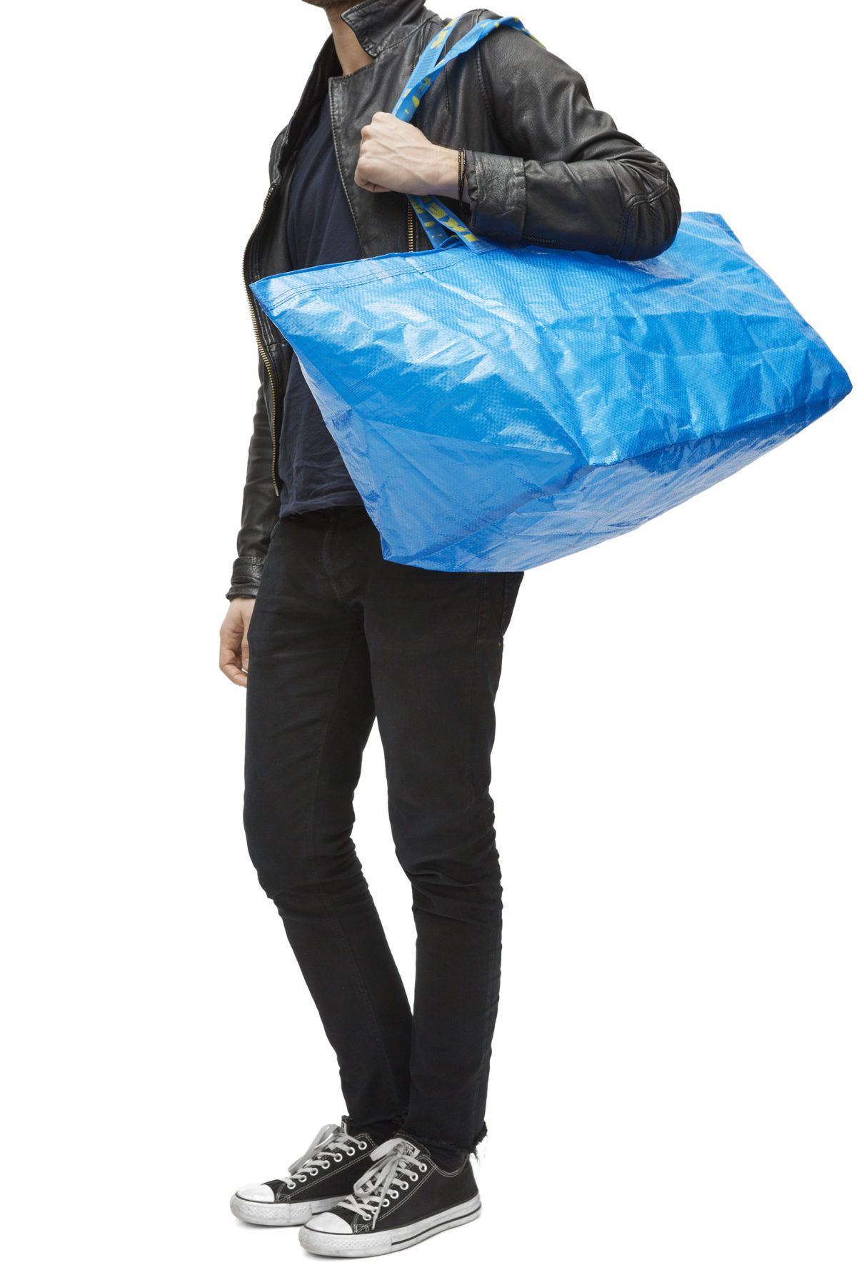 Balenciagas Arena ExtraLarge Shopper Tote Resembles Ikeas Frakta Bag   Grazia  Fashion  Grazia
