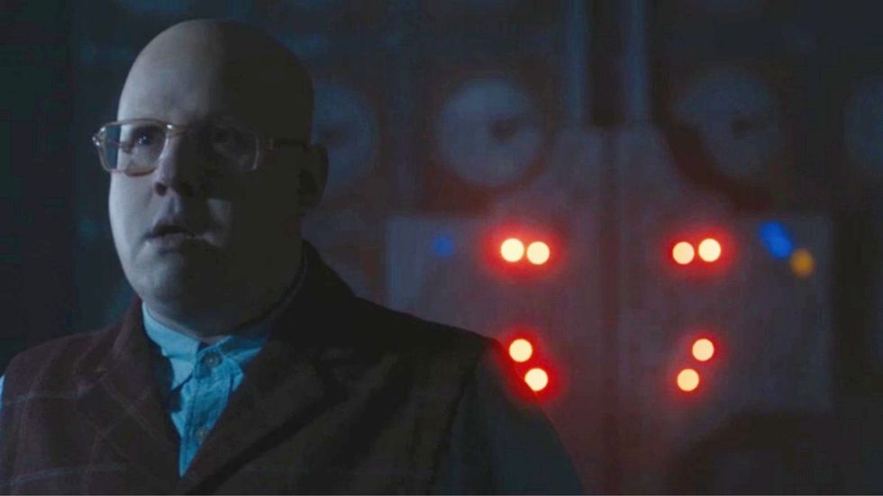 Nardole (Matt Lucas) and the Vault in 'Doctor Who' s10e03, 'Thin Ice'