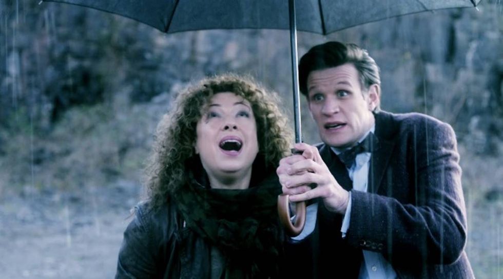 River Song (Alex Kingston) and the Doctor (Matt Smith) in 'Doctor Who'