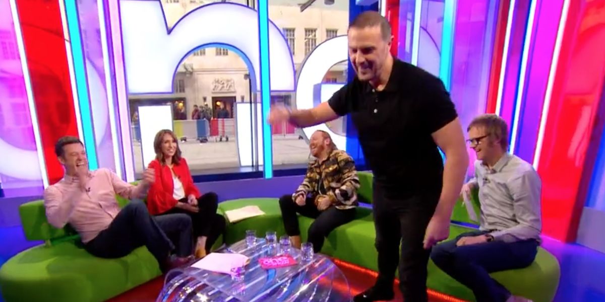 Paddy McGuinness storms off The One Show live on air... but it's not ...