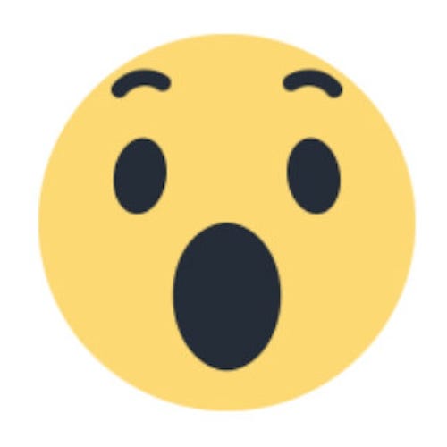 Facebook Wow emoji