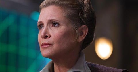 carrie fisher general leia star wars the force awakens