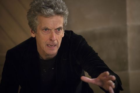 the doctor peter capaldi in 'doctor who' s10e04, 'knock knock'
