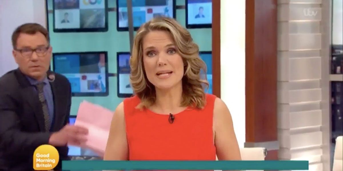 Good Morning Britain's Richard Arnold accidentally invades the news in ...