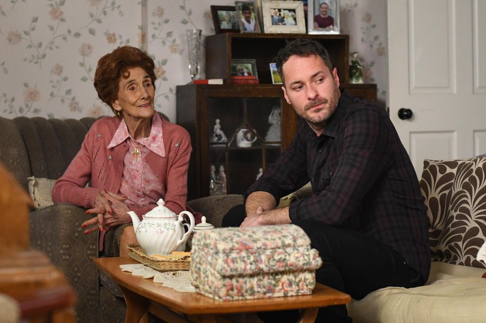 dot branning and charlie cotton in eastenders