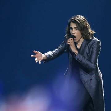 Australia performing at the first Eurovision Song Contest semi-final