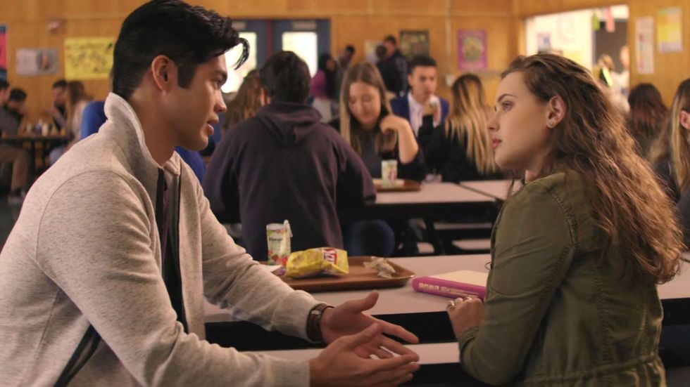 13 Reasons Why: Zach (square focus) and Hannah -- episode 7