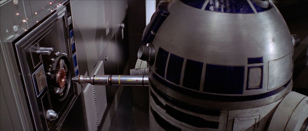 R2-D2 Star Wars A New Hope Death Star computer