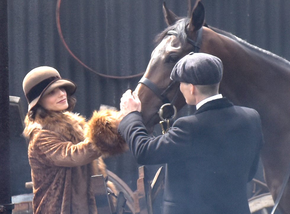 Peaky Blinders Season 4 filming, Charlotte Riley, Cillian Murphy