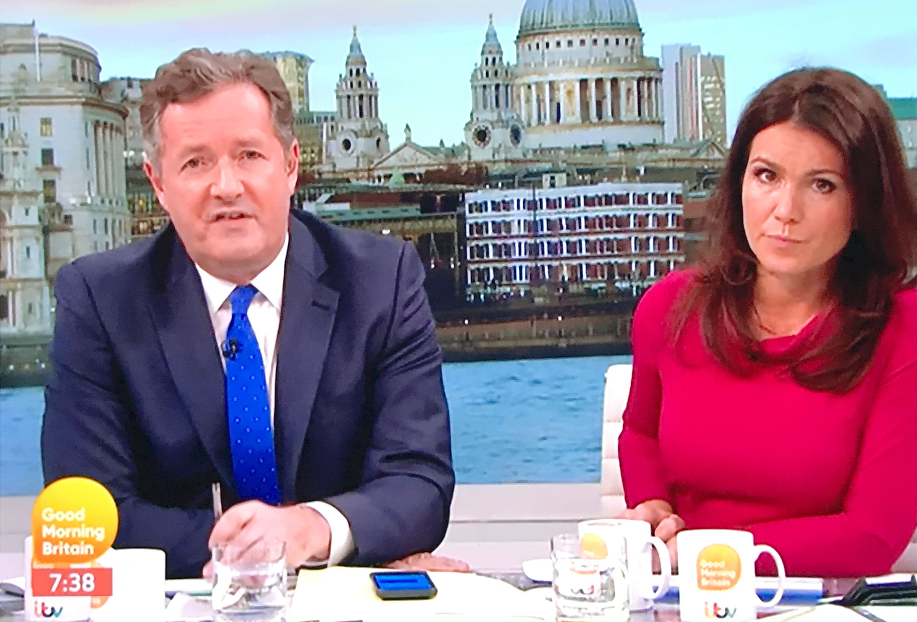 Good Morning Britain's Piers Morgan And Susanna Reid Told Off Live On ...