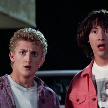 bill and ted's excellent adventure   keanu reeves and alex winter