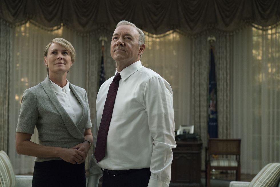 Claire and Frank Underwood in 'House of Cards' season 5