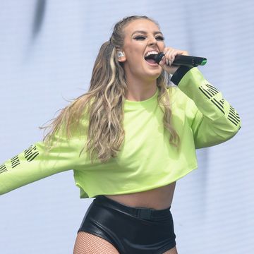 Perrie Edwards of the band Little Mix attends Day 2 of BBC Radio 1's Big Weekend 2017 at Burton Constable Hall on May 28, 2017 in Hull, United Kingdom.