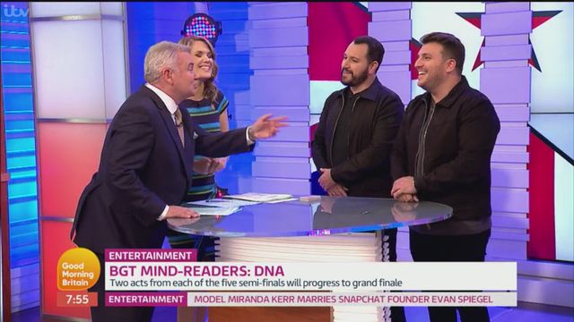 BGT semi-finalists DNA on Good Morning Britain