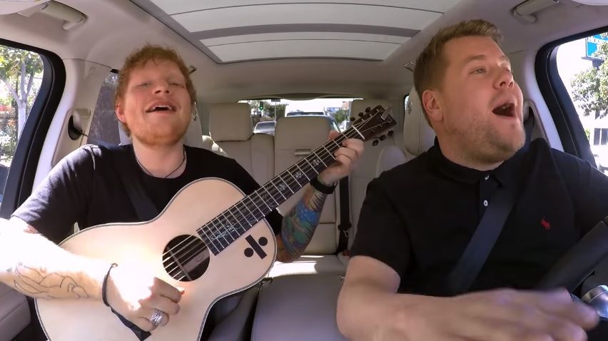 Ed Sheeran Brings His Guitar Along For The Ride In New Carpool Karaoke ...