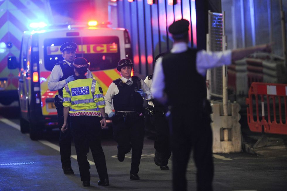 Police respond to terrorism incident in London Bridge and Borough Market, June 3 2017