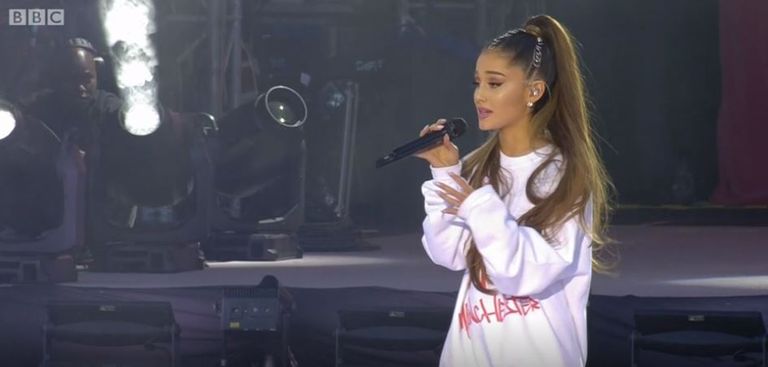 Ariana Grande Gives Emotional Speech At One Love Manchester Gig 9235