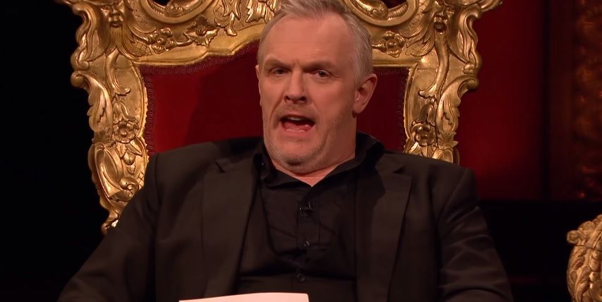 Greg Davies gets VERY sweary and angry at Mel Giedroyc in this ...