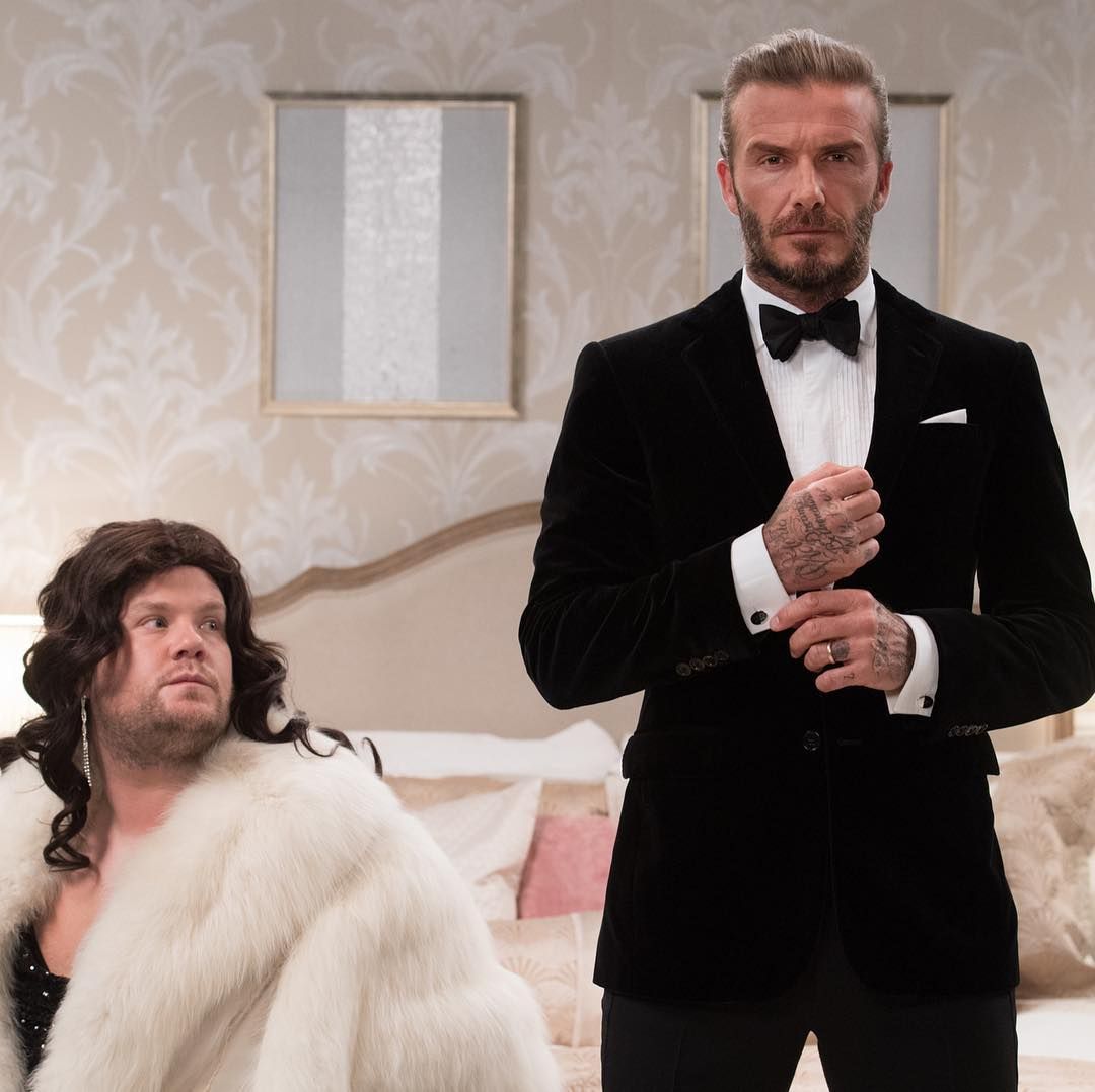 David Beckham becomes James Bond in hilarious sketch