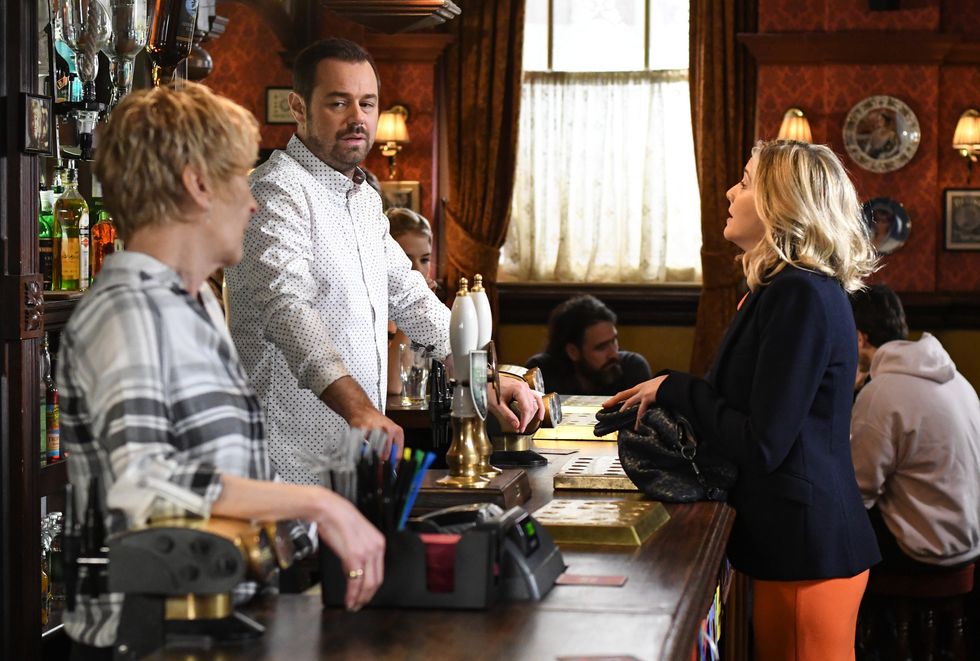 Fi Browning is pleased with Father's Day at The Vic in EastEnders