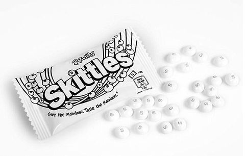 Skittles Have Ditched Their Rainbow Colours And Gone White For A Good Reason