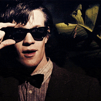 Matt Smith Doctor Who sunglasses [GIF]