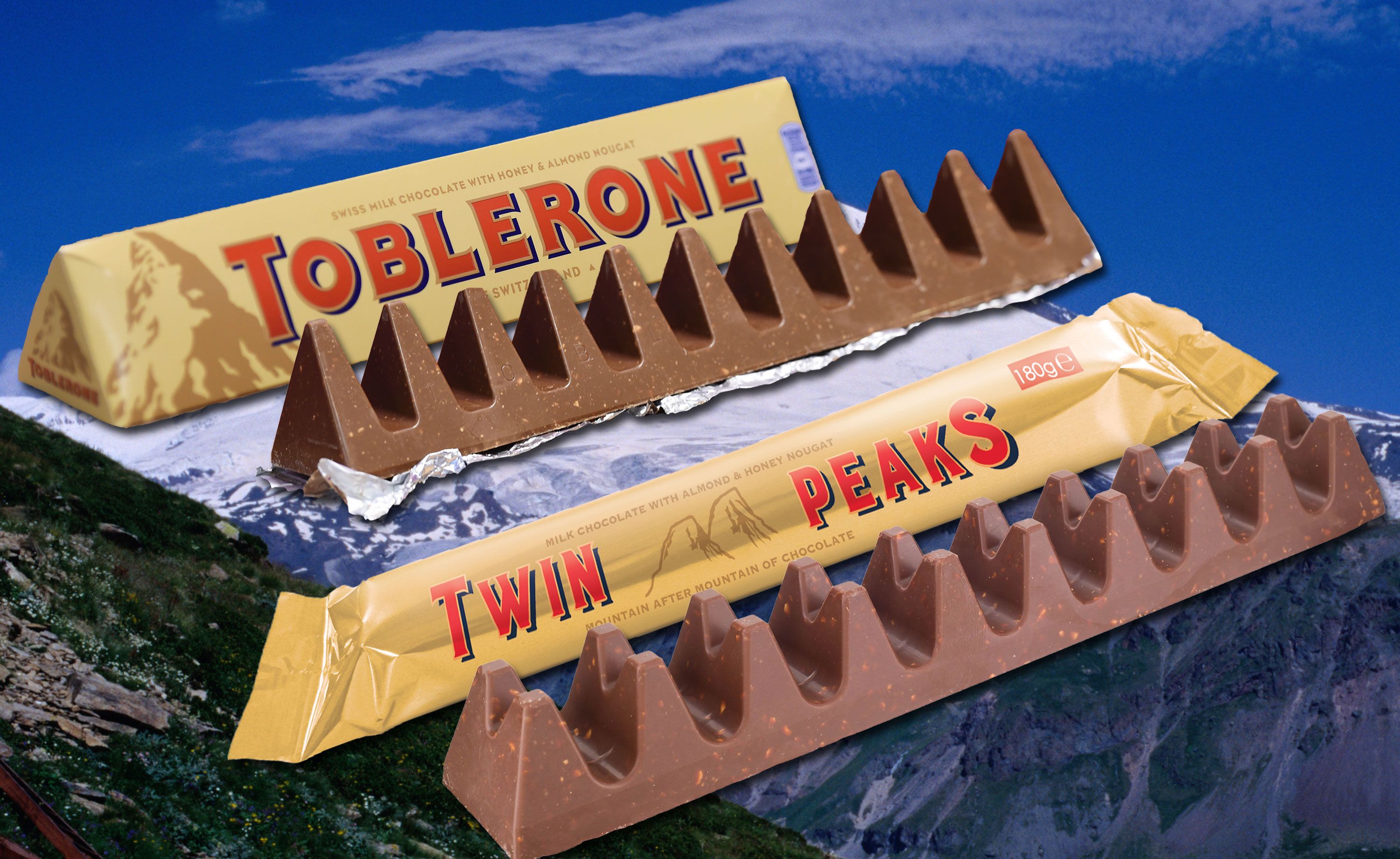 Poundland's mountain-inspired chocolate bar sparks battle with