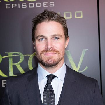 stephen amell at arrow's 100 episode screening