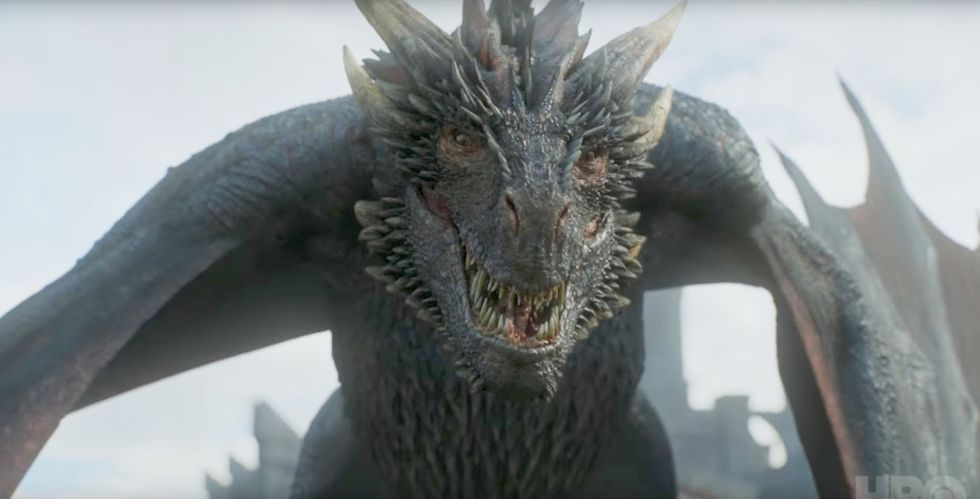 Dragon in 'Game of Thrones'